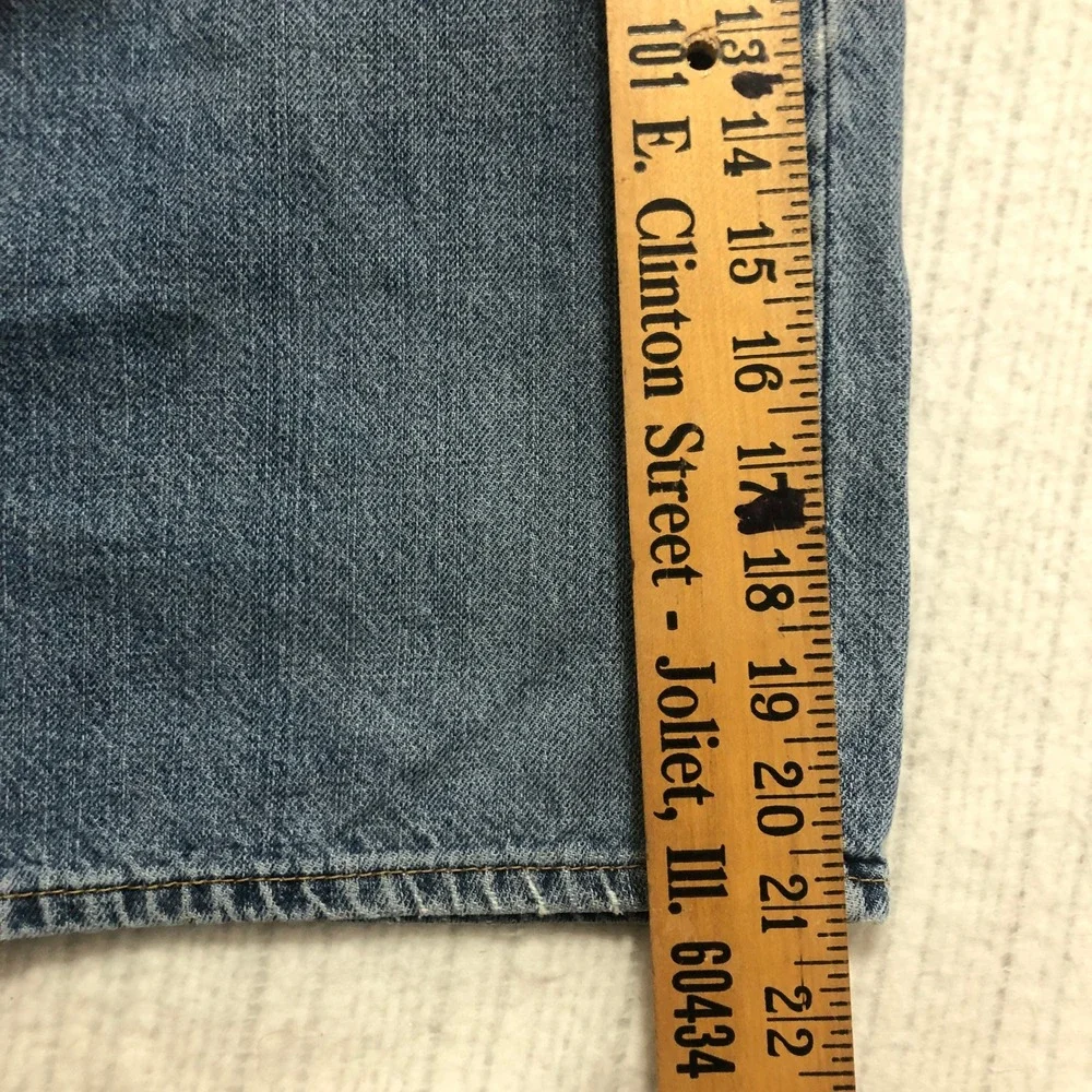 Levi's 505 Denim Shorts Regular Fit Classic Casual Blue Jean Shorts‎ W38